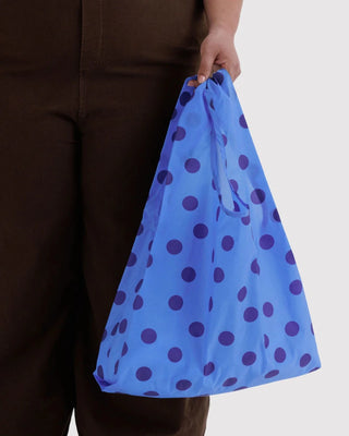 BAGGU - Standard BAGGU Handlenett - Blue Polka Dot - COLORPOP