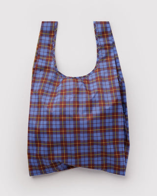 BAGGU - Standard BAGGU Handlenett - Blue Tartan - COLORPOP