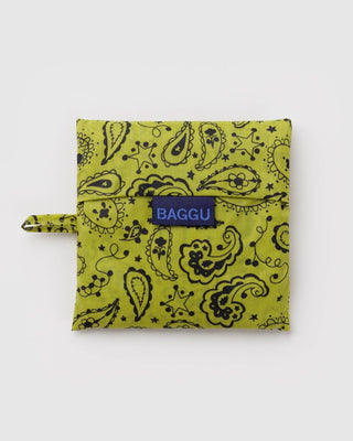 BAGGU - Standard BAGGU Handlenett - Chartreuse Paisley - COLORPOP