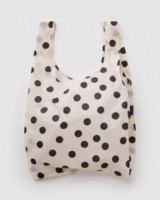 BAGGU - Standard BAGGU Handlenett - Cream and Black Polka Dot - COLORPOP