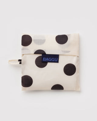 BAGGU - Standard BAGGU Handlenett - Cream and Black Polka Dot - COLORPOP