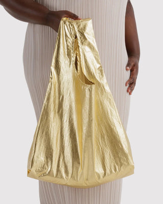 BAGGU - Standard BAGGU Handlenett - Gold Metallic - COLORPOP