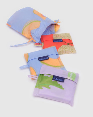 BAGGU - Standard BAGGU - Japanese Produce - Sett med 3 stk - COLORPOP