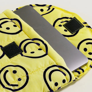 BAGGU Puffy Laptop Sleeve 13"/14" - Smiley