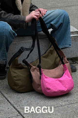 BAGGU Medium Crescent Bag - Cocoa