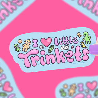 I love little trinkets -  Klistremerke