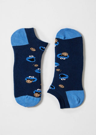 BESOCKS - Cookie Monster - Ankelsokker i Økologisk Bomull 36 - 40 - COLORPOP