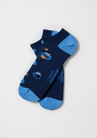 BESOCKS - Cookie Monster - Ankelsokker i Økologisk Bomull 41 - 46 - COLORPOP