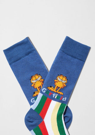 BESOCKS - Garfield - Sokker i Økologisk Bomull 41 - 46 - COLORPOP