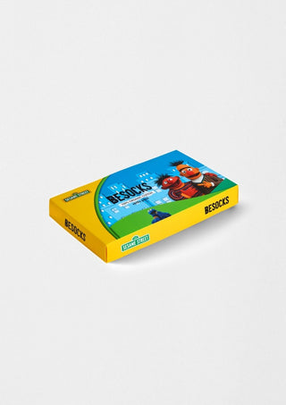 BESOCKS - SesameStreet Gavesett - Sokker i Økologisk Bomull 41 - 46 - COLORPOP