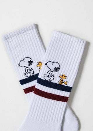BESOCKS - Snoopy and Woodstock Street - Sokker i Økologisk Bomull 41-46 - COLORPOP