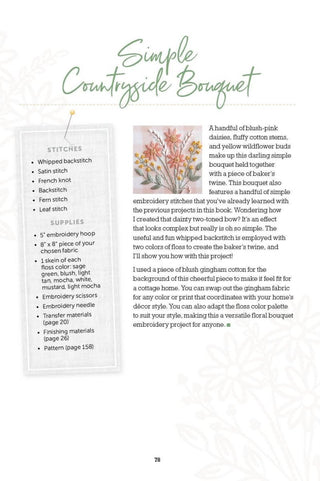 Better Day Books - Cozy Stitches: 12 Calm & Creative Embroidery Projects - COLORPOP