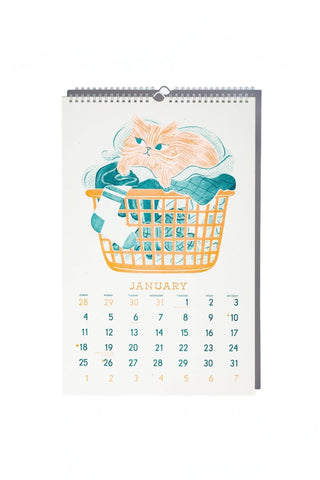 Bromstad Printing Co. - 2026 Risografi Premium Kalender – Butterfly Days (Bromstad Printing Co.) - COLORPOP