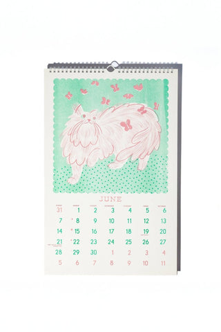 Bromstad Printing Co. - 2026 Risografi Premium Kalender – Butterfly Days (Bromstad Printing Co.) - COLORPOP