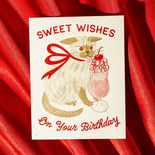 Bromstad Printing Co. - Premium Kort - Sweet Wishes - COLORPOP
