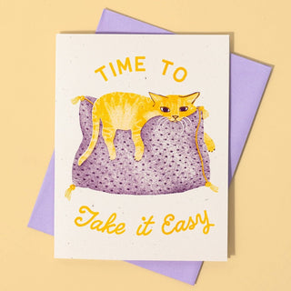 Bromstad Printing Co. - Premium Kort - Time to Take it Easy - COLORPOP