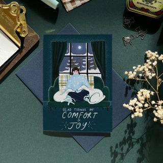 Bryony Moss Illustration - Comfort And Joy - Mynde Julekort - COLORPOP