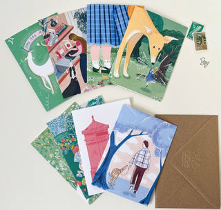 Bryony Moss Illustration - In The Garden - Kort - COLORPOP