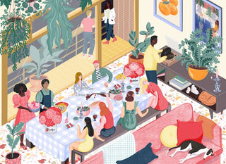 Bryony Moss Illustration - Our Happy Place - Puslespill - COLORPOP