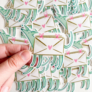Bryony Moss Illustration - Snoot Mail Klistremerke - Konvolutt - COLORPOP