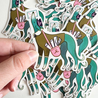 Bryony Moss Illustration - Snoot Mail Klistremerke - Postbud - COLORPOP