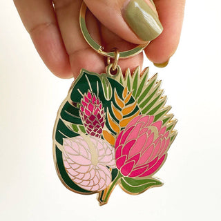 Celeste Tropical Bouquet Nøkkelring
