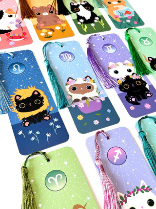 Zodiac Kitty Stjernetegn-bokmerke