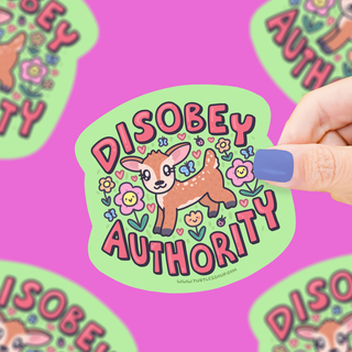 Disobey Authority - Klistremerke