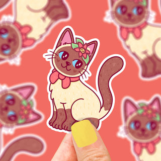 Siamese Cat - Klistremerke