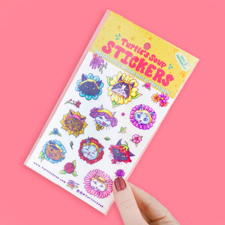 Flower Kitties - Klistremerker