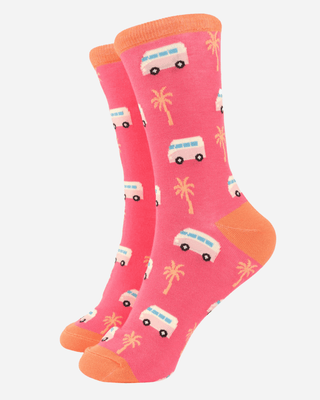 COLORPOP - Bambussokker Campervan Korall Str. 36 - 40 - COLORPOP