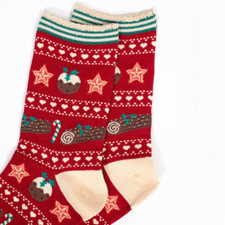COLORPOP - Bambussokker Christmas Pudding Str. 36 - 40 - COLORPOP
