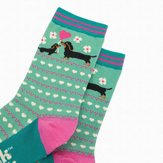 COLORPOP - Bambussokker Dachs og Valp Str. 36 - 40 - COLORPOP