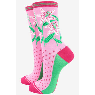 COLORPOP - Bambussokker Lilje Str. 36 - 40 - COLORPOP