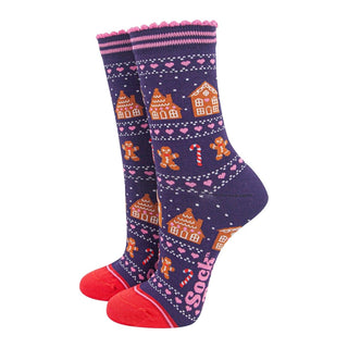 COLORPOP - Bambussokker Pepperkaker Blålilla Str. 36 - 40 - COLORPOP