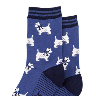COLORPOP - Bambussokker Terrier Hvit Str. 36 - 40 - COLORPOP
