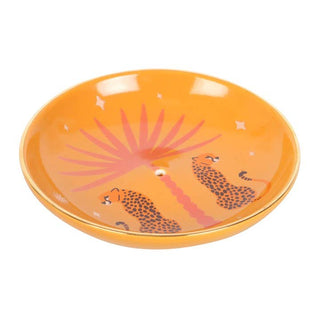 COLORPOP - Leopard Palme Røkelsesholder i Keramikk - COLORPOP