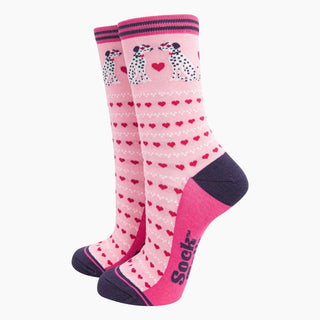 COLORPOP - Love Dogs - Gavesett med Bambussokker Str. 36 - 40 - COLORPOP