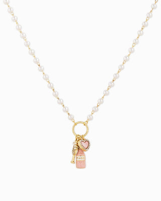COLORPOP - Perlekjede med Rosa Charms - COLORPOP