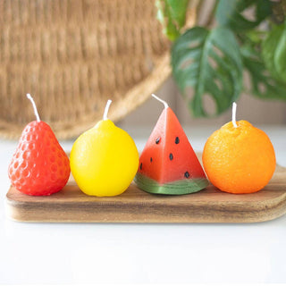 COLORPOP - Sett med 4 Fruktformede Lys - COLORPOP