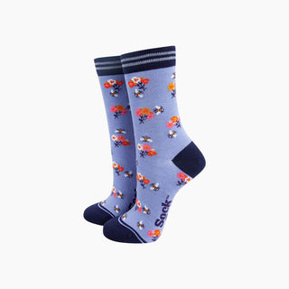 COLORPOP - Svaler & Blomster - Gavesett med Bambussokker Str. 36 - 40 - COLORPOP
