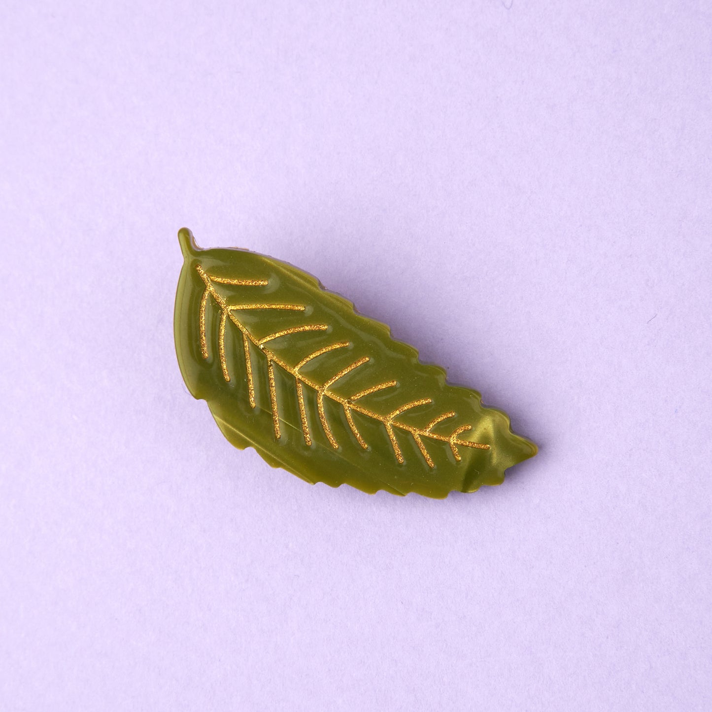 CHESTNUT LEAF Hårspenne