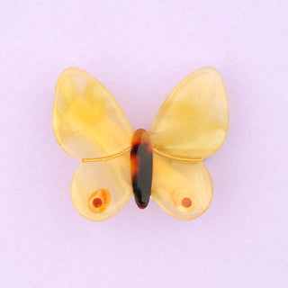 YELLOW BUTTERFLY Hårspenne