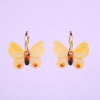YELLOW BUTTERFLY Øreringer