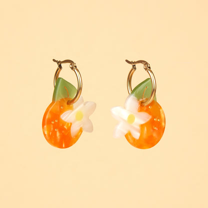 APPELSINBLOMST Øreringer