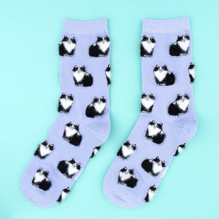 Coucou Suzette - BLACK & WHITE CAT Sokker - COLORPOP