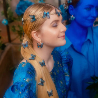 Coucou Suzette - BLUE BUTTERFLY Hårspenne - COLORPOP