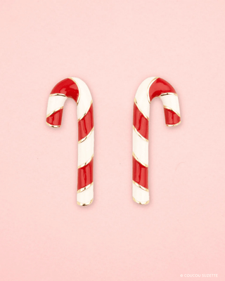 Coucou Suzette - CANDY CANE Øredobber - COLORPOP