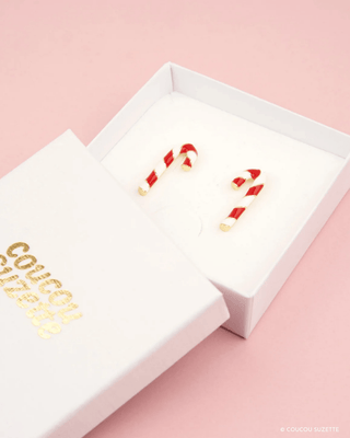 Coucou Suzette - CANDY CANE Øredobber - COLORPOP