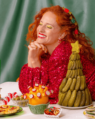 Coucou Suzette - CHRISTMAS CANDY Mini - klype Rød - COLORPOP